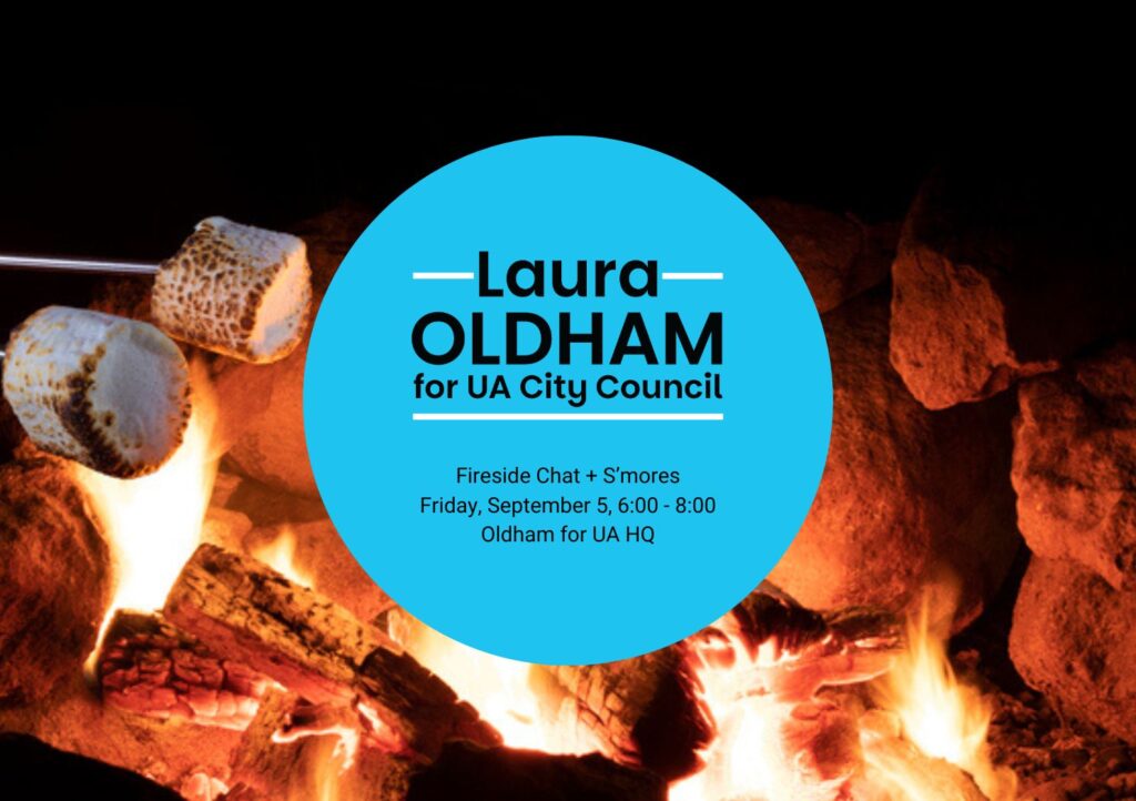 Fireside Chat + S'mores Oldham for Upper Arlington
